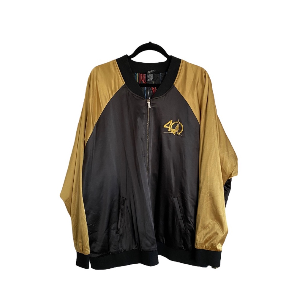 Torrid Her Universe Star Wars C-3PO R2-D2 Embroidered Satin Jacket Plus Size 5x - Picture 8 of 12